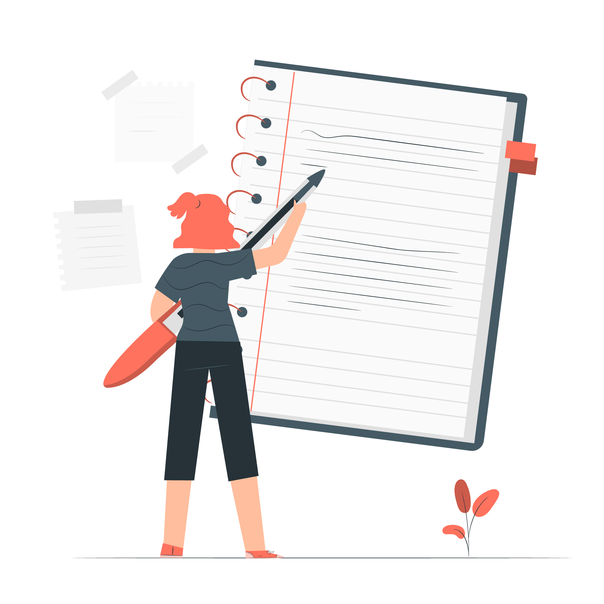 Illustration showing combat fake news with website and megaphone icon