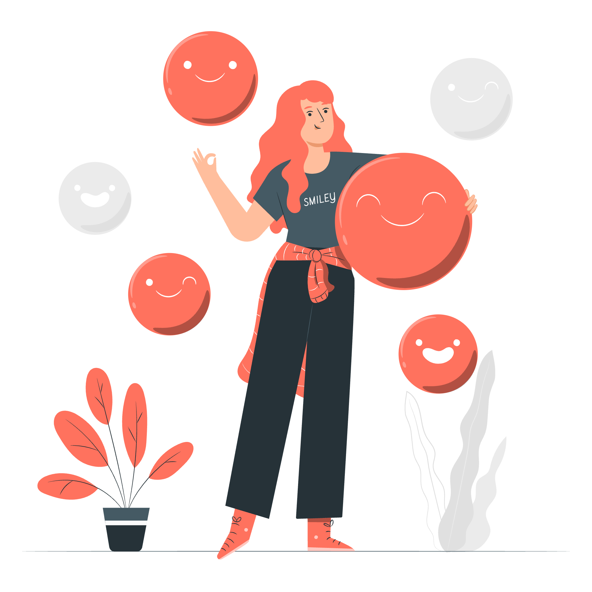 Illustration of a man checking if content is AI-generated on a computer screen